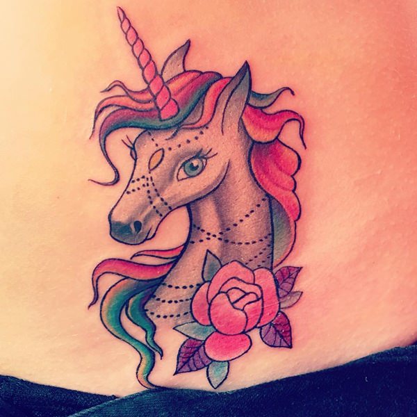 tatuaggio unicorno 366