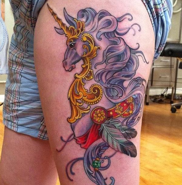 tatuaggio unicorno 434