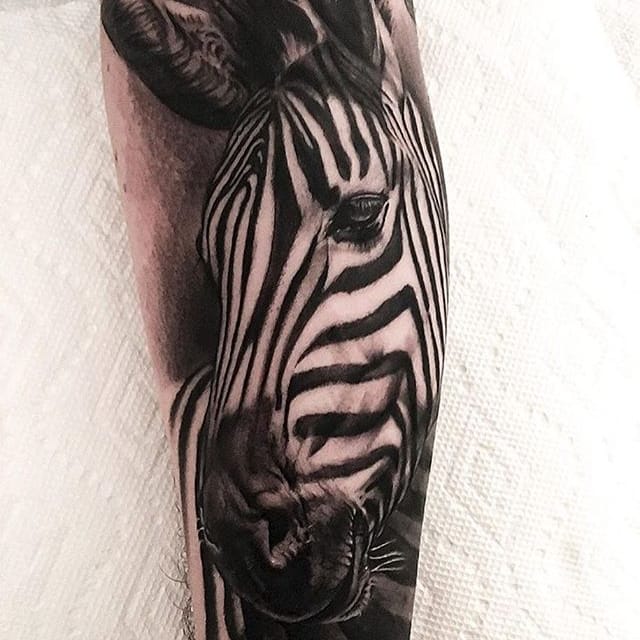 tatuaggio zebra 118