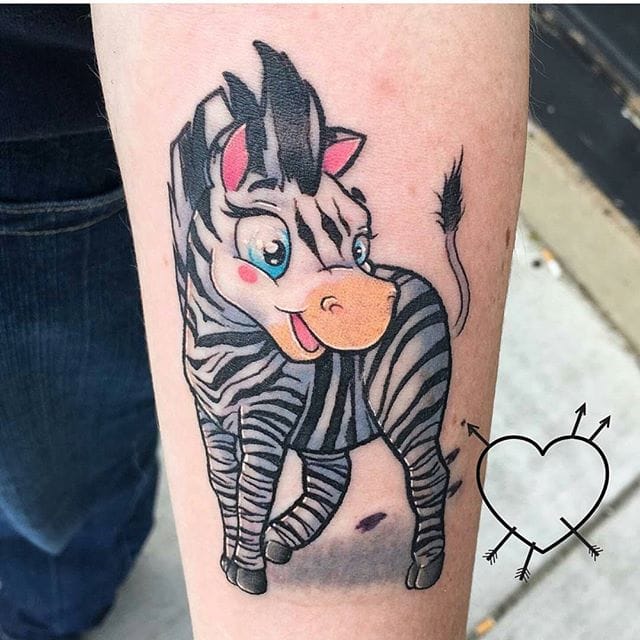 tatuaggio zebra 122