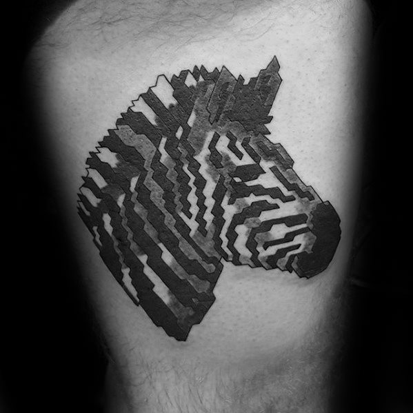 tatuaggio zebra 158