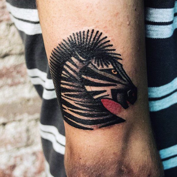 tatuaggio zebra 166