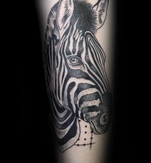 tatuaggio zebra 182