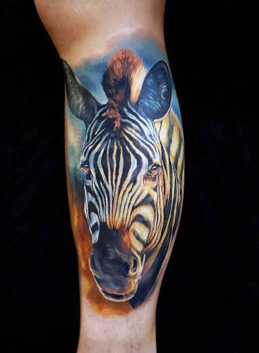 tatuaggio zebra 34