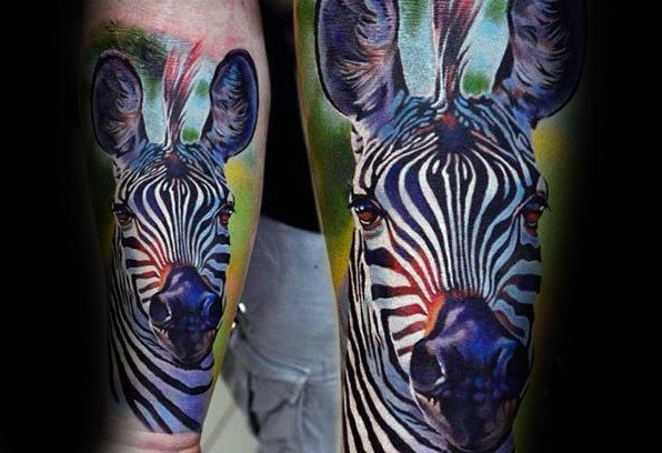 tatuaggio zebra 38
