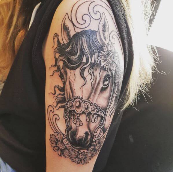 tatuaggio cavallo 188