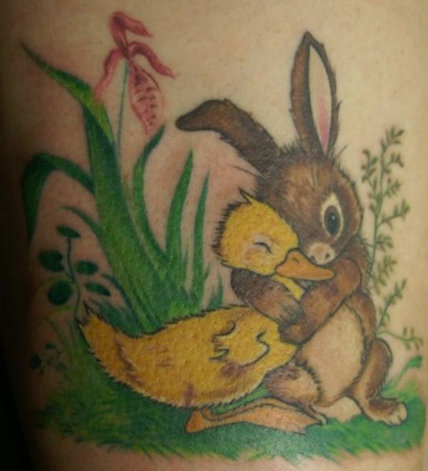 tatuaggio coniglio 116