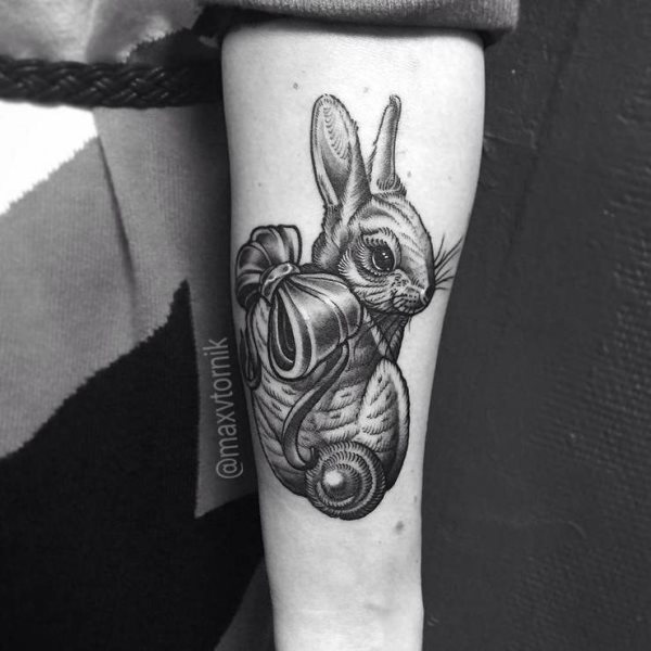 tatuaggio coniglio 143