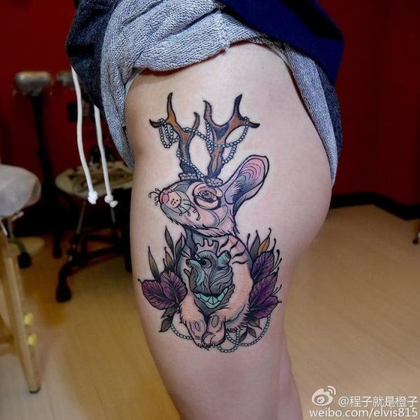 tatuaggio coniglio 146