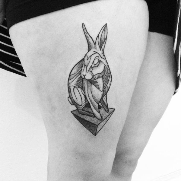 tatuaggio coniglio 164