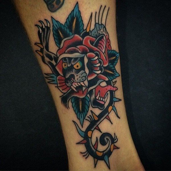tatuaggio pantera 344