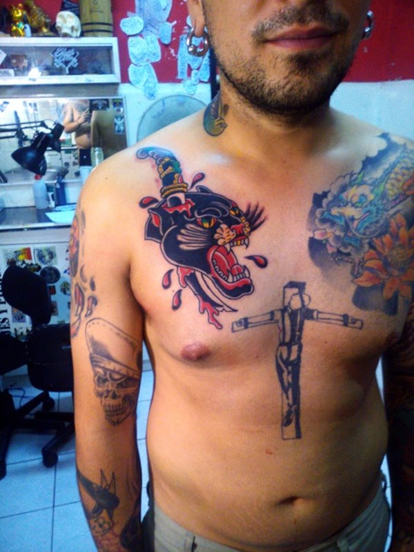 tatuaggio pantera 545