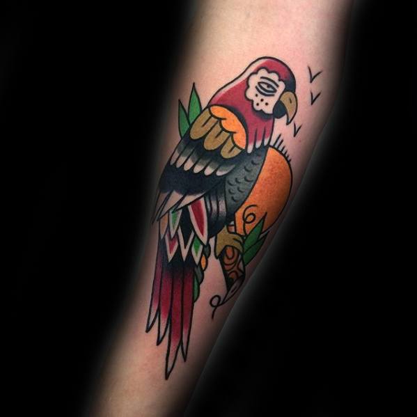 tatuaggio pappagallo 209