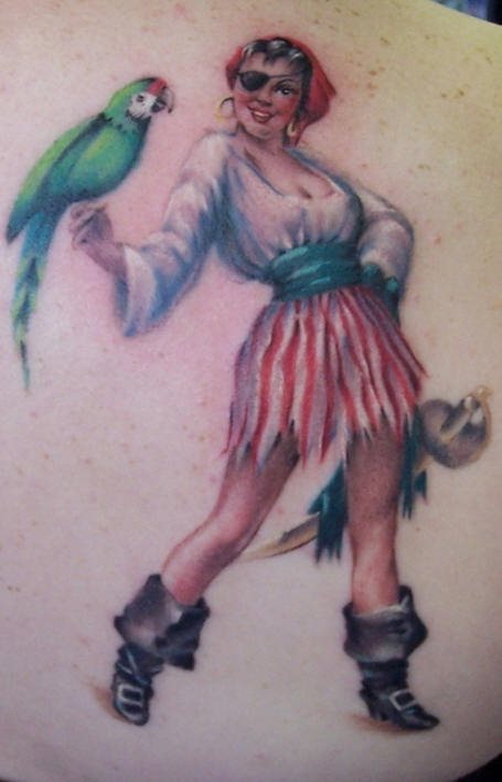 tatuaggio pappagallo 326