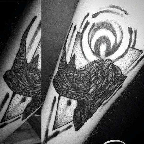 tatuaggio rinoceronte 08
