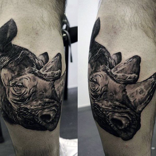 tatuaggio rinoceronte 113