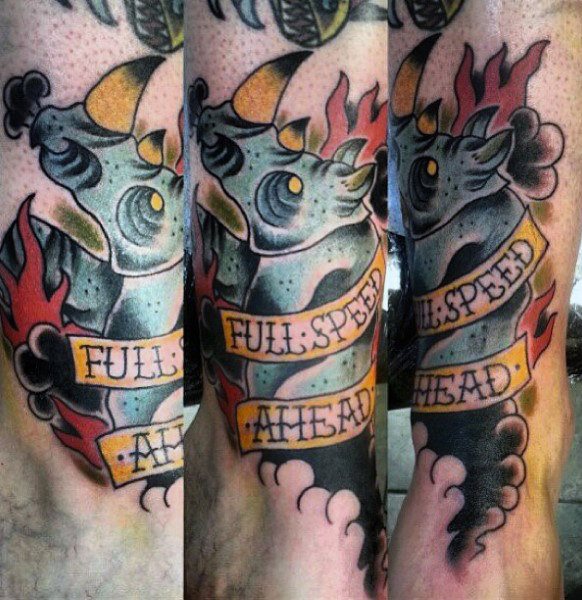 tatuaggio rinoceronte 158