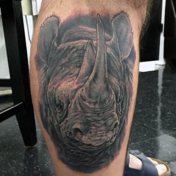 tatuaggio rinoceronte 164