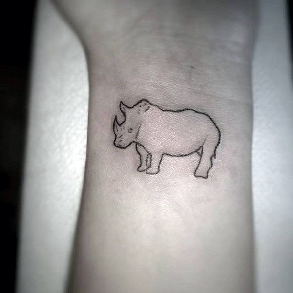tatuaggio rinoceronte 218