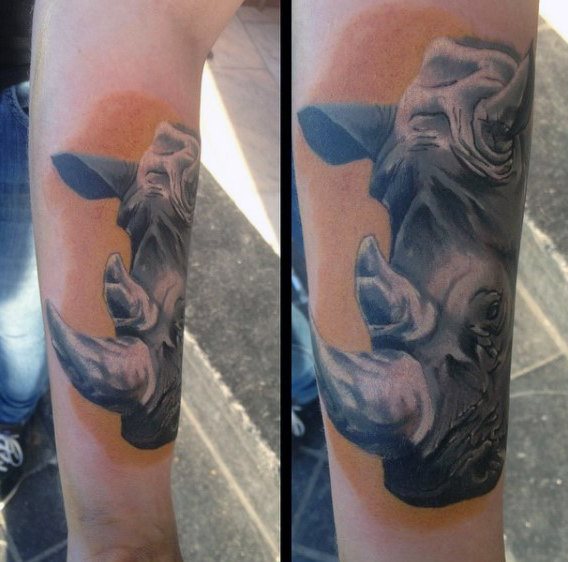 tatuaggio rinoceronte 224