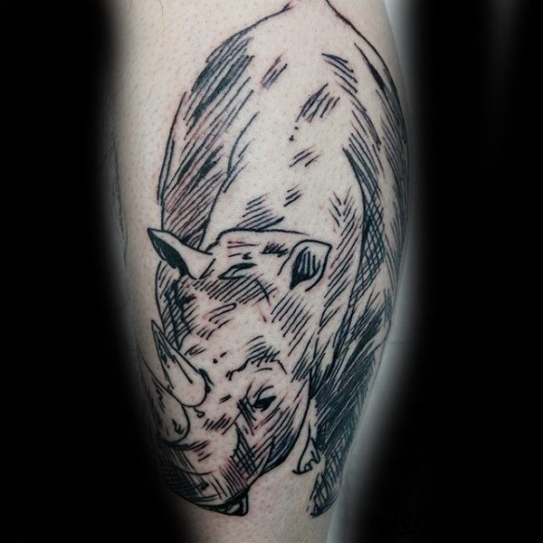 tatuaggio rinoceronte 248