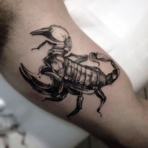 tatuaggio scorpione 143