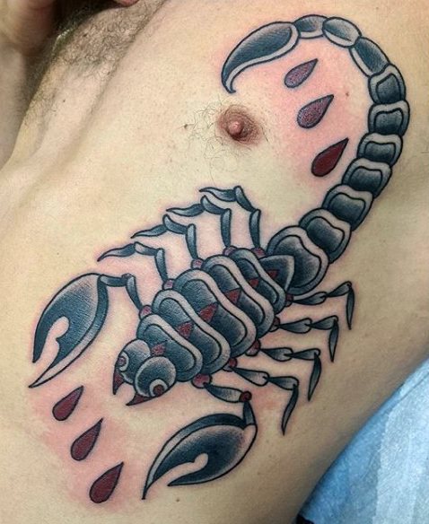 tatuaggio scorpione 263