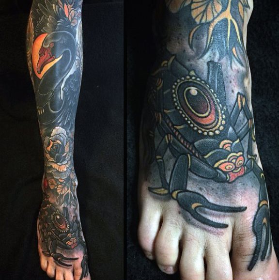 tatuaggio scorpione 89