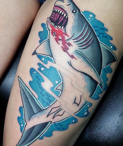 tatuaggio squalo 221