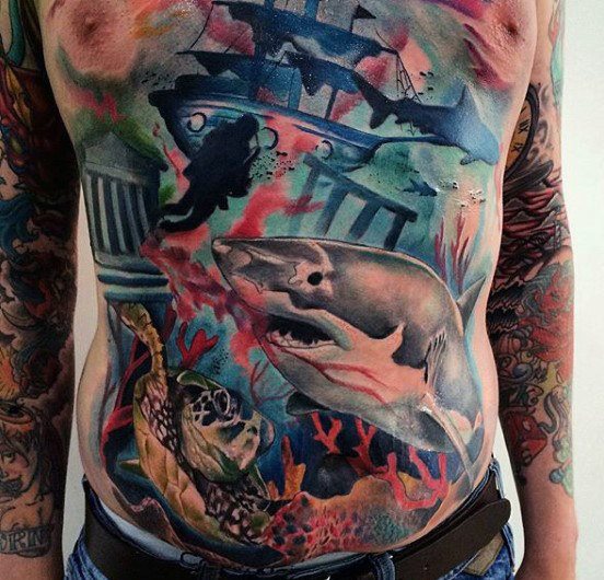 tatuaggio squalo 230