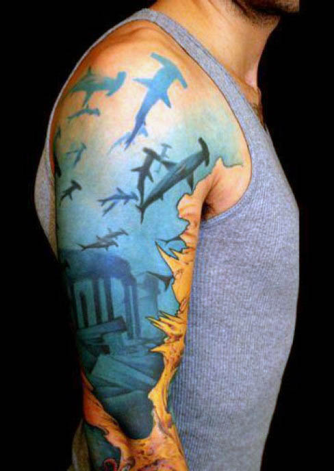 tatuaggio squalo 236