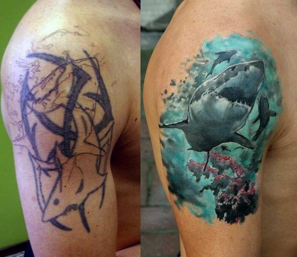 tatuaggio squalo 257