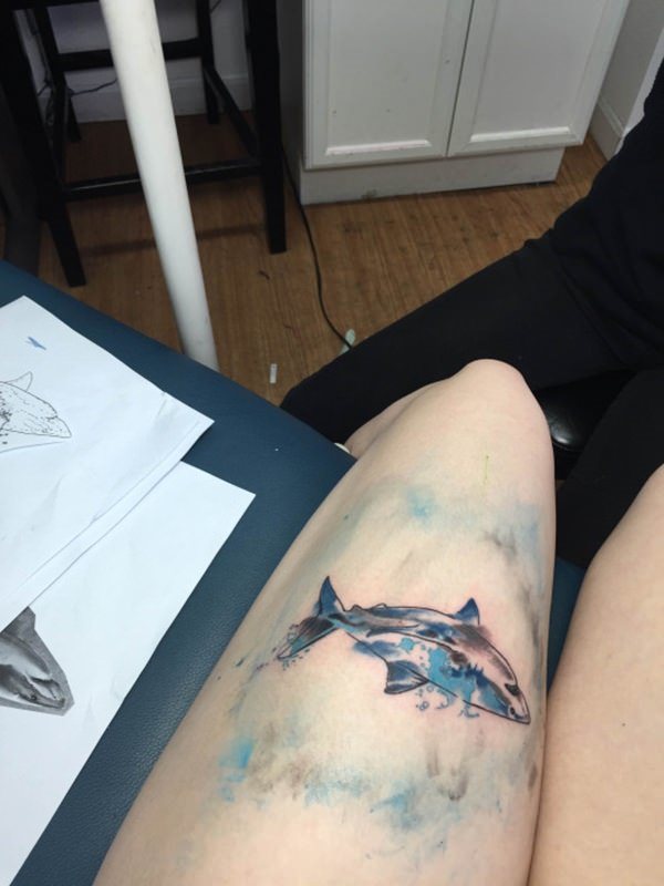 tatuaggio squalo 50