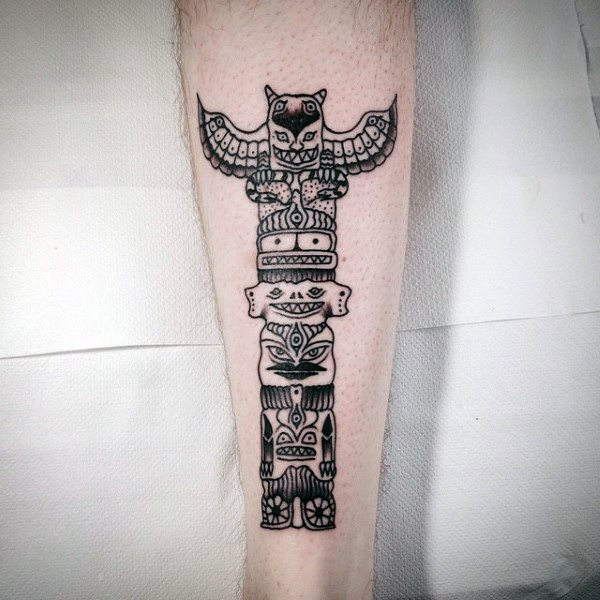 68 Tatuaggi con il palo totemico (con significato)