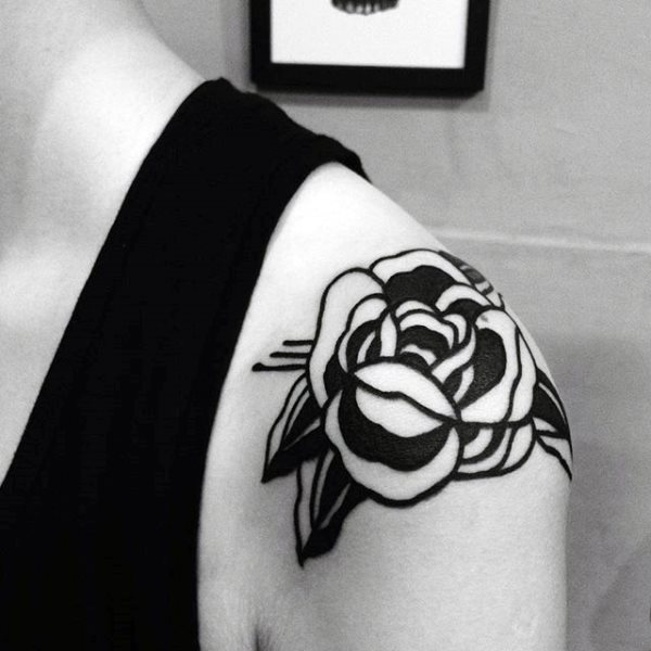 70 Tatuaggi con la rosa nera (con significato)