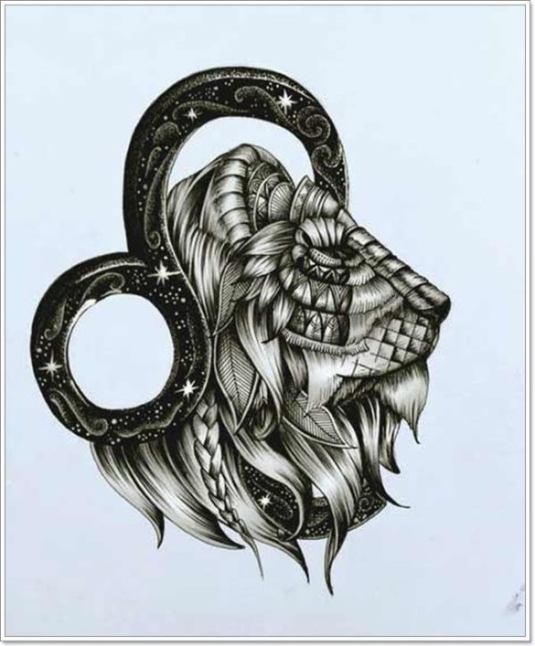 Portachiavi con segno zodiacale Leone, portafortuna in cristallo di