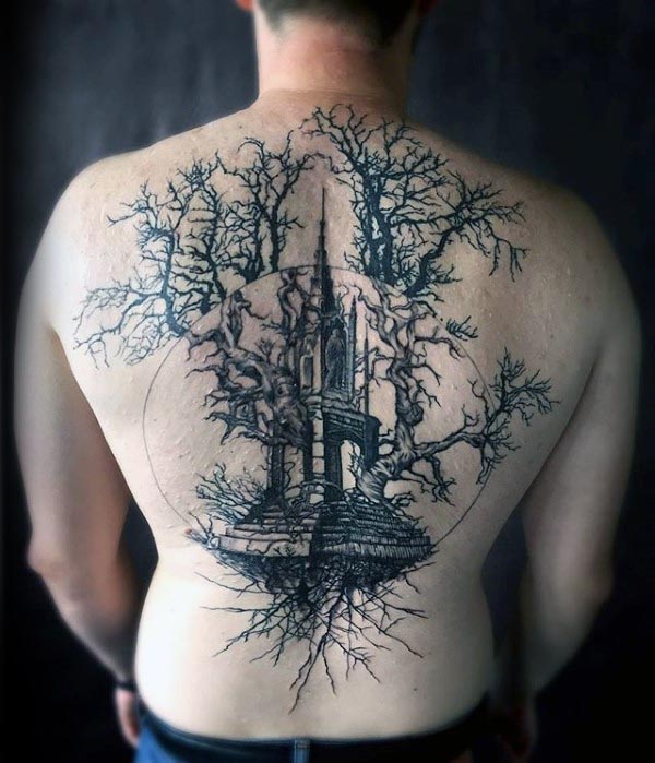 tatuaggio albero vita 50