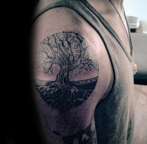 tatuaggio albero vita 56