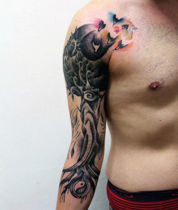 tatuaggio albero vita 86
