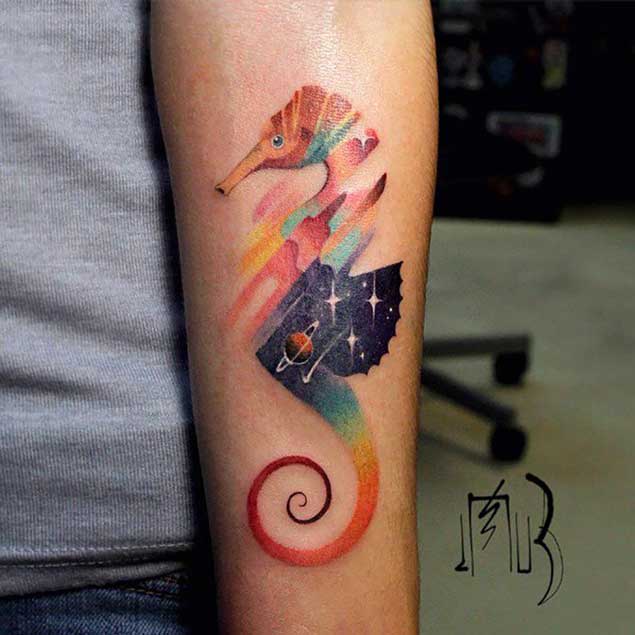 tatuaggio cavalluccio marino 35