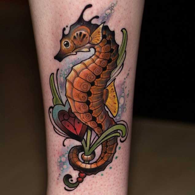 tatuaggio cavalluccio marino 62
