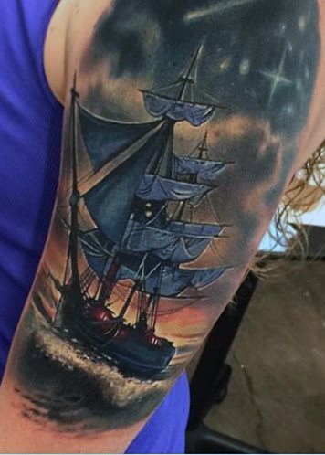 tatuaggio barca 109