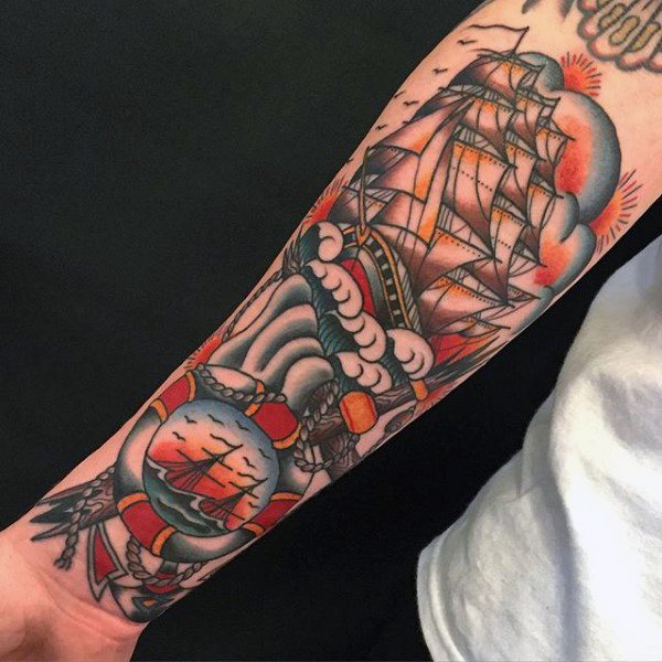 tatuaggio barca 115