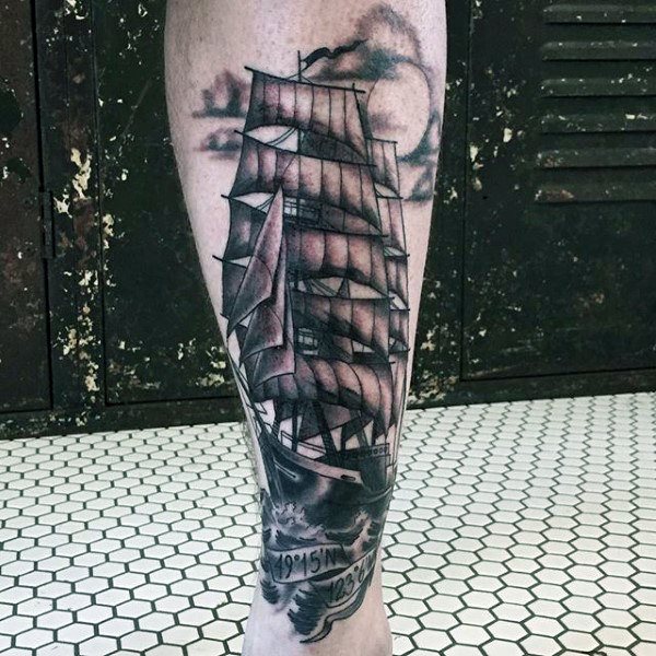 tatuaggio barca 118