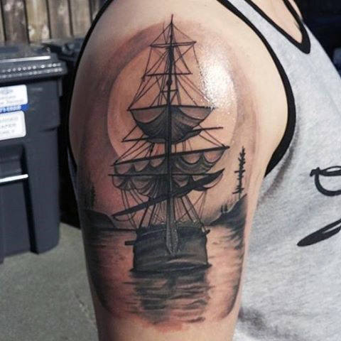 tatuaggio barca 130