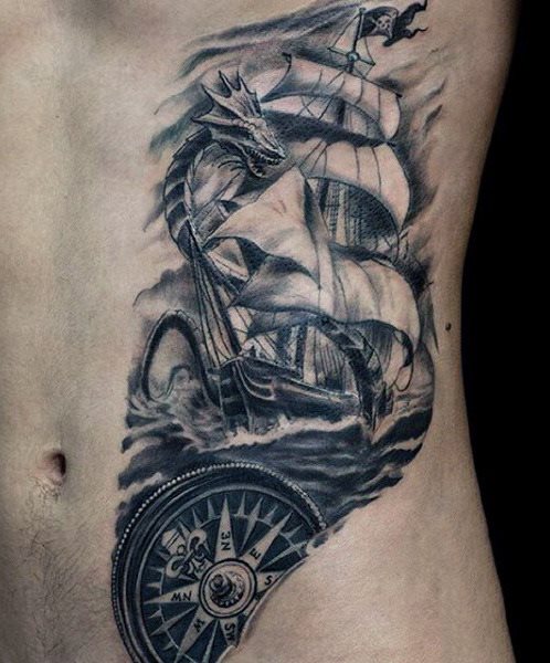 tatuaggio barca 46