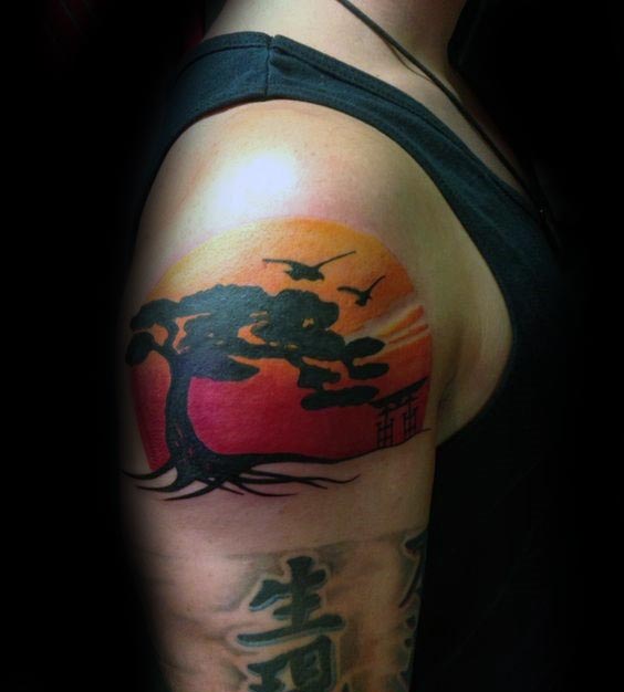tatuaggio bonsai 129