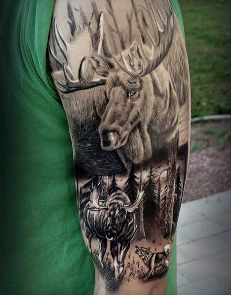 tatuaggio caccia 49