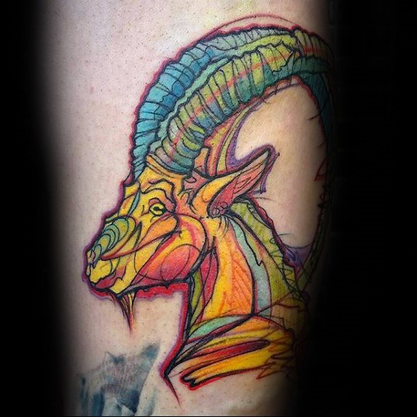 tatuaggio capra 15