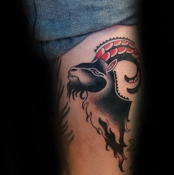 tatuaggio capra 167